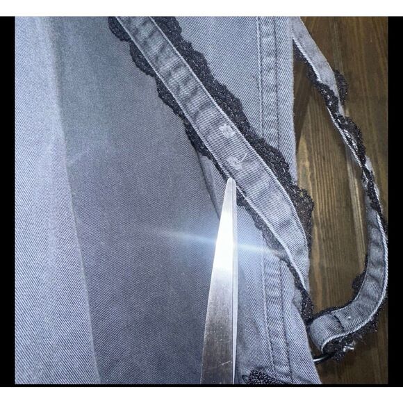 Tripp NYC Lace & Chains 100% Cotton Wide Leg Pants - Picture 13 of 14